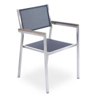 Sicilia Commercial Dining Chair with Sling by Kannoa