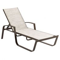 Skyline Commercial Sling Chaise Lounge by LC Furniture