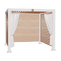 10' x 10' Core Customizable Commercial Slat Cabana