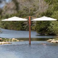 Tuuci Square Ocean Master Max Classic Commercial Dual Cantilever Umbrella