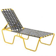 Sundance Commercial Cross Weave High Chaise Lounge by LC Furniture