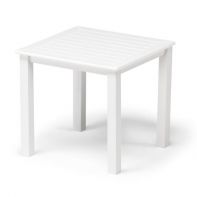 Marine Grade Polymer Commercial 21" Square End Table by Telescope Casual