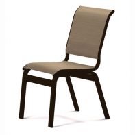 Aruba Commercial Sling Dining Height Armless Chair by Telescope Casual