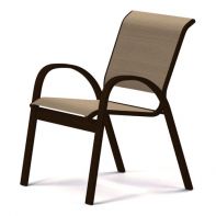 Aruba Commercial Sling Stacking Cafe Chair by Telescope Casual