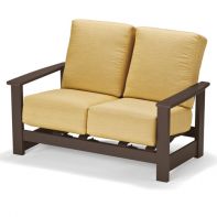 Leeward Commercial Cushion Hidden Motion Loveseat by Telescope Casual