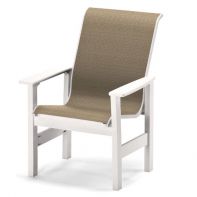 Leeward Commercial Sling Arm Chair by Telescope Casual