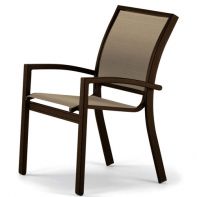 Kendall Commercial Sling Stacking Cafe Chair by Telescope Casual