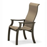 St. Catherine Commercial Sling Supreme Arm Chair w/ MGP Arms by Telescope Casual