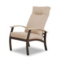 Belle Isle Commercial Cushion Supreme Arm Chair with MGP Color Accents by Telescope Casual