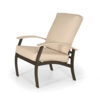 Belle Isle Commercial Cushion Arm Chair with MGP Color Accents by Telescope Casual