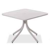 36" Square Cascade MGP Top Commercial Dining Height Table w/ hole by Telescope Casual