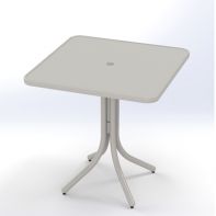36" Square Cascade MGP Top Commercial Balcony Height Table w/ hole by Telescope Casual