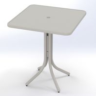 36" Square Cascade MGP Top Commercial Bar Height Table w/ hole by Telescope Casual