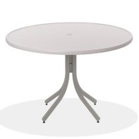 42" Round Cascade MGP Top Commercial Dining Height Table w/ hole by Telescope Casual