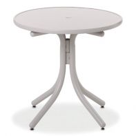 30" Round Cascade MGP Top Commercial Dining Height Table w/ hole by Telescope Casual