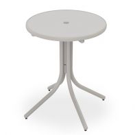 30" Round Cascade MGP Top Commercial Balcony Height Table w/ hole by Telescope Casual