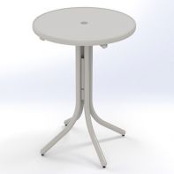 30" Round Cascade MGP Top Commercial Bar Height Table w/ hole by Telescope Casual