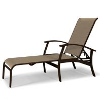 Belle Isle Commercial Sling Four Position Lay-Flat Chaise by Telescope Casual