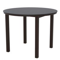 Marine Grade Polymer Commercial 54" Round Bar Height Table with hole by Telescope Casual