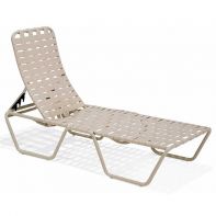Oasis Crossweave Nesting Commercial Chaise with Skids by Texacraft