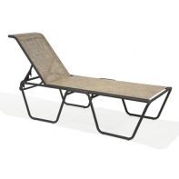 Oasis Elevated Commercial Stacking Sling Chaise Lounge (ADA) by Texacraft