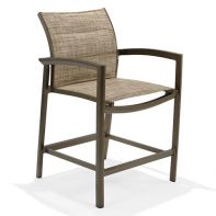 Vision Padded Sling Commercial Balcony Height Stool by Texacraft