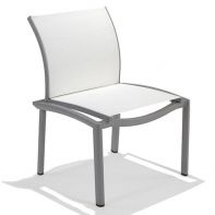 Vision Relaxed Sling Commercial Nesting Armless Side Chair by Texacraft