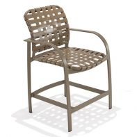 Scandia Crossweave Commercial Balcony Height Stool Double Wrap by Texacraft