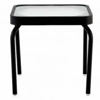 18" Square Commercial Acrylic Top Side Table by Texacraft