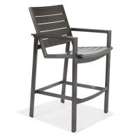 Meza Slat Commercial Bar Stool by Texacraft