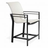 Southern Cay Sling Commercial Stationary Balcony Height Stool by Texacraft