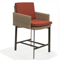 Coeur D' Alene Commercial Blacony Stool with Arms by Texacraft