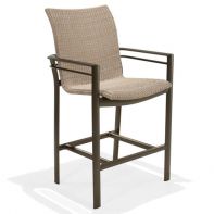 Southern Cay Woven Commercial Stationary Bar Stool by Texacraft