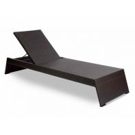 Nexus Rosewood Weave Commercial Stack Chaise Lounge without Arms by Texacraft