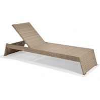 Nexus Driftwood Weave Commercial Stack Chaise Lounge without Arms by Texacraft
