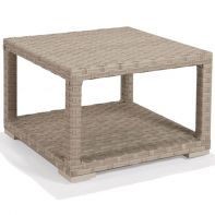 24" Nexus Driftwood Weave Commercial Square End Table by Texacraft