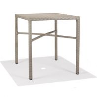 Nexus Commercial Driftwood Weave 36" Bar Table with Hole by Texacraft