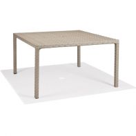Nexus Commercial Driftwood Weave 48" Square Dining Table with Hole by Texacraft