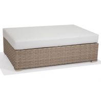 Nexus Driftwood Weave Commercial Grande Lounger Ottoman by Texacraft