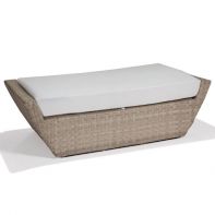 Nexus Driftwood Weave Commercial Ultra Ottoman by Texacraft