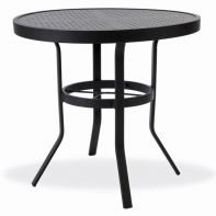 30" Round Matrix Commercial Fully Welded Dining Table - Stamped Top by Texacraft