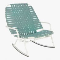 Surf Commercial Suncloth Weave Lounge Rocker with Arms by Texacraft