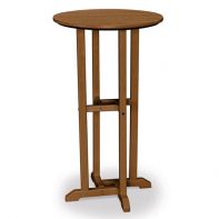 24" Round Farmhouse Commercial Bar Bistro Table