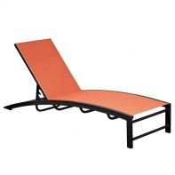 Urban Loft Commercial Sling Chaise Lounge by LC Furniture