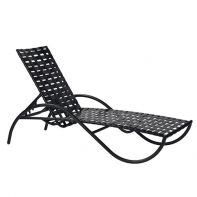 Velocity Commercial Cross Weave Chaise Lounge by LC Furniture