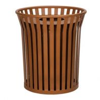 30 Gal Steel Architectural Waste Receptacle with Liner by LC Furniture