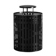 30 Gallon Round Waste Receptacle with Rain Bonnet by LC Furniture
