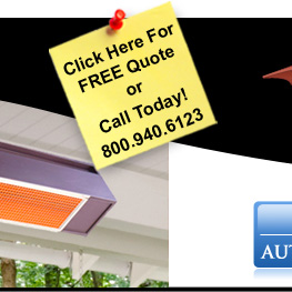 Sunpak Commercial Patio Heaters On Sale