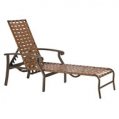Commercial Cross Weave Strap Chaise Lounges-676