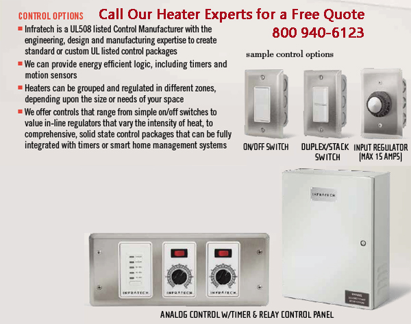 Infratech 61 1/4" 6000 Watt 240 Volt Dual Quartz Electric Outdoor